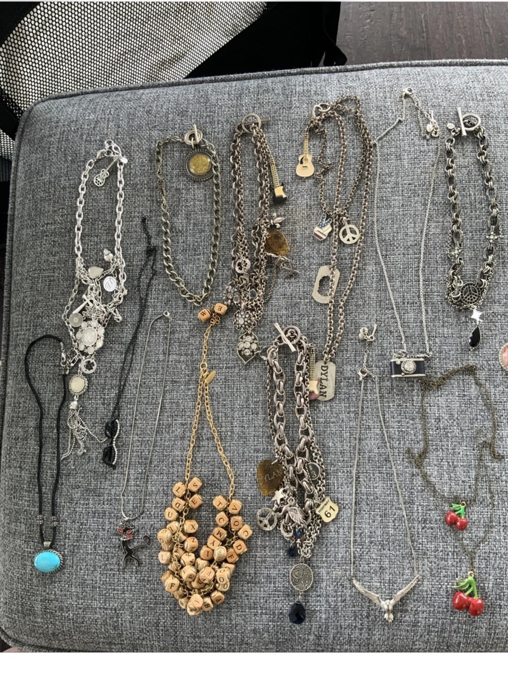 Necklace Lot Of 14 - Lucky Brand , Fossil & More